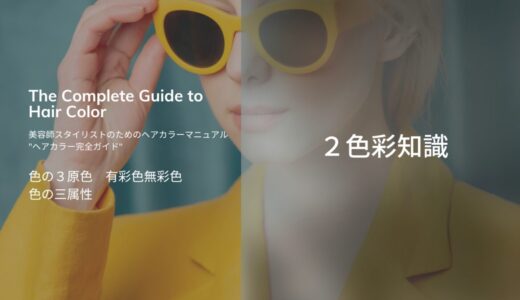 【ヘアカラー基礎知識　色彩知識】色の３原色 色の三属性　美容師のためのヘアカラーガイド